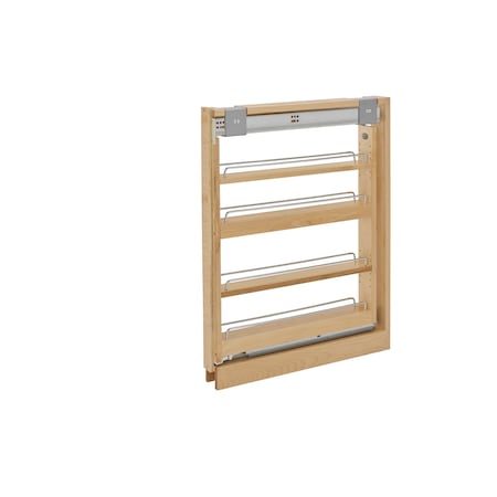 Rev-A-Shelf Maple Veneer, Light Brown, 3 in W, 30 in H, 23 in D, 23 in L, Light Brown 432-BFSC-3C